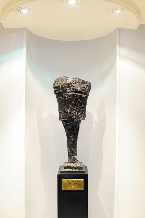 Ce torse en bronze de César est estimé entre 30.000 et 40.000 euros.