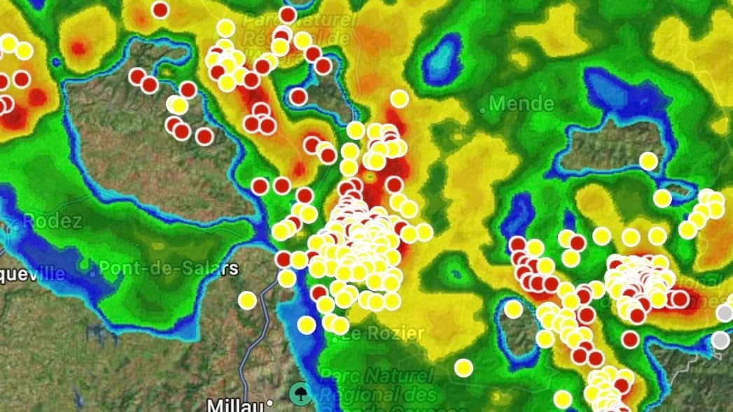 Mon Traqueur de foudre, application de prévisions météo