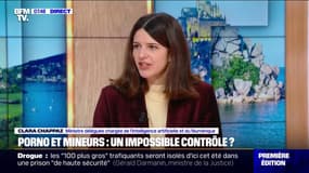 Accès aux sites pornographiques: "Ce n'est pas l'Europe qui est en retard sur cette question, c'est la France qui est en avance", affirme Clara Chappaz