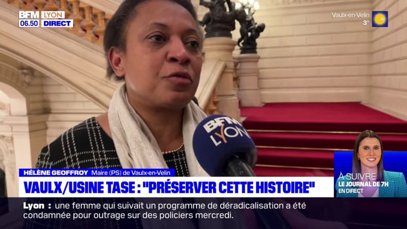 Vaulx-en-Velin: la maire veut préserver l'histoire de l'usine Tase