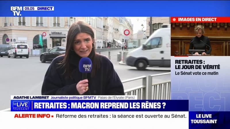 Réforme des retraites : Emmanuel Macron souhaite un vote à l'Assemblée nationale et brandit la menace d'une dissolution en cas de rejet du texte