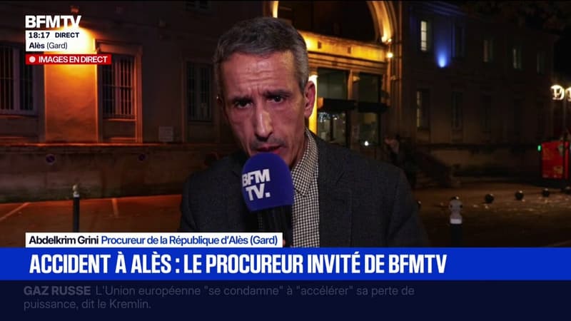 Accident de voiture à Alès: "D'après le médecin légiste et les premières constatations, les trois jeunes sont morts noyés", déclare Abdelkrim Grini, procureur de la République d’Alès