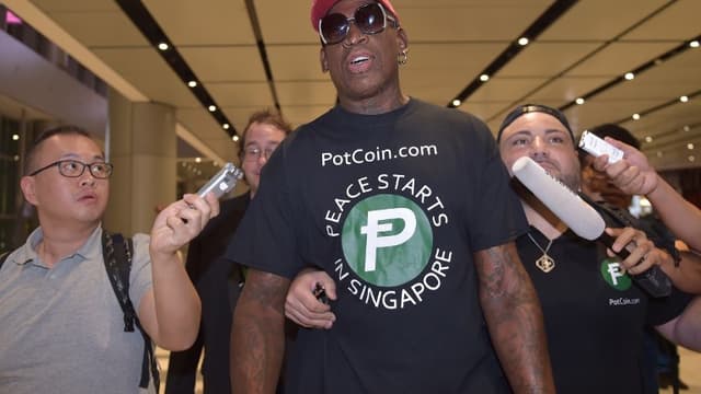 L'ex-basketteur Dennis Rodman