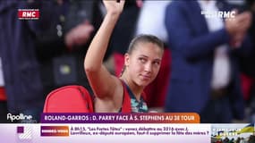 Roland Garros : Diane Parry affronte l'américaine Sloane Stephens au troisième tour