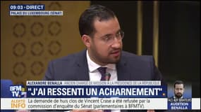 "J'ai ressenti un acharnement médiatique et politique", explique Alexandre Benalla