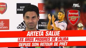 Arsenal : "Saliba, un garçon devenu déterminé et humble, qui veut faire progresser le club" salue Arteta
