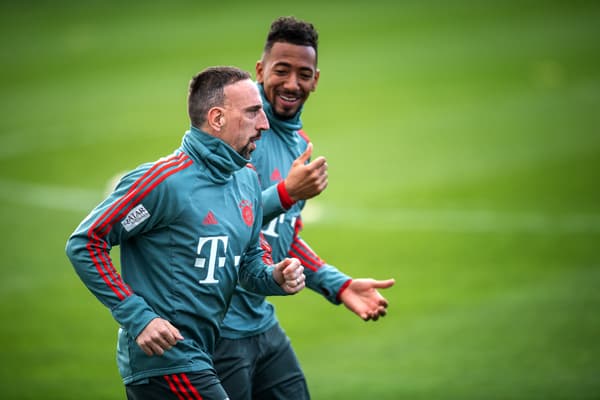 Ribéry et Boateng avec le Bayern 