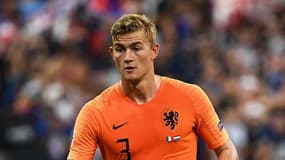 Matthijs de Ligt avec le maillot des Pays-Bas.