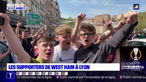Les supporters de West Ham à Lyon