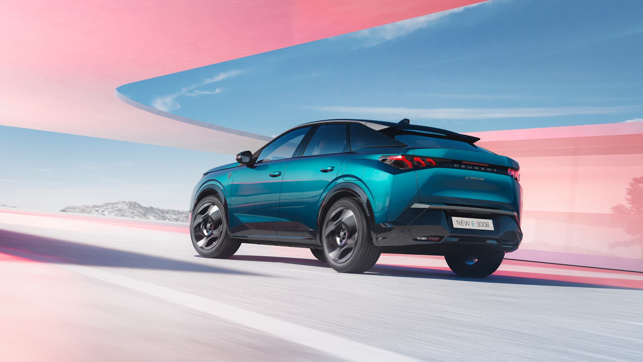 Ce nouveau 3008 adopte une carrosserie façon "fastback".