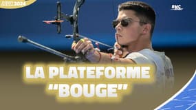 JO 2024 / Tir à l'arc: Public en folie, la plateforme bouge s'amuse Chirault
