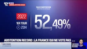 Législatives 2022: pourquoi plus d'un électeur sur deux n'est pas allé voter au premier tour