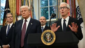 Tim Cook et Donald Trump