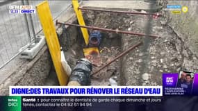 Digne-les-Bains: le réseau d'eau en pleine rénovation