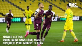 Nantes 0-3 PSG : Paris gagne sans génie mais s'inquiète pour Mbappé et Kean