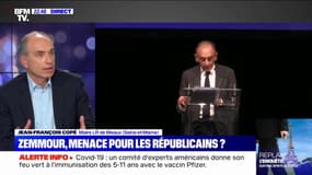 Jean-François Copé: Éric Zemmour "ce n'est pas la solution, mais c'est le risque de toutes les tensions sans réponses concrètes"