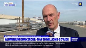 Prix de l'énergie: l'Etat a annoncé une aide de 40 à 50 millions d'euros pour Aluminium Dunkerque