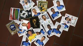 Quelques vignettes Panini de la Coupe du monde 2018.