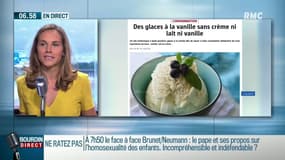 Des glaces à la vanille... sans trace de vanille ou de crème