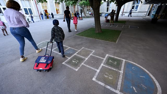 La rentrée dans une école élémentaire de Montpellier le 1er septembre 2020 (photo d'illustration)