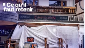 Le bar Le Constellation à Crans-Montana, en Suisse, le 2 janvier 2026.