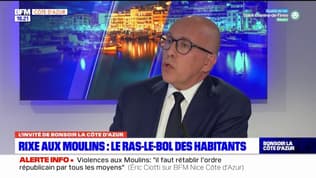 Avec les violences dans le quartier des Moulins, "Nice prend le même chemin que Marseille", dénonce Éric Ciotti