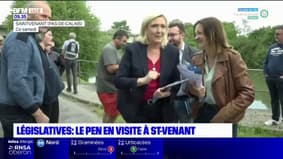 Pas-de-Calais: Marine Le Pen s'est rendue à Saint-Venant samedi