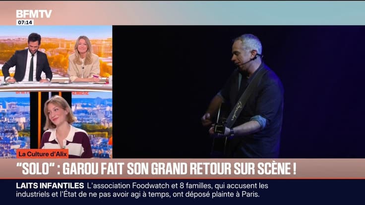 LA CULTURE D'ALIX - "Je me sens complètement vulnérable": le chanteur québécois Garou se produit seul sur scène, avec son nouveau spectacle "Solo"