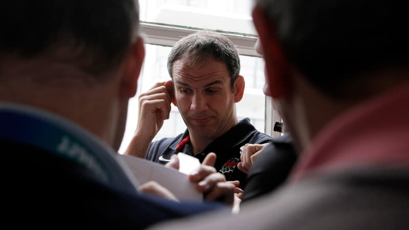 Martin Johnson, capitaine des champions du monde 2003 anglais