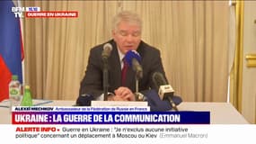 Pour l'Ambassadeur de Russie en France, "même la partie ukrainienne ne parle pas de guerre"