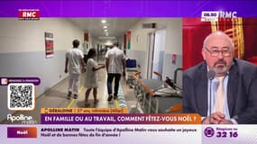 Noël au travail : "Des gens pour qui nous serons la seule visite de la journée", témoigne Géraldine, infirmière