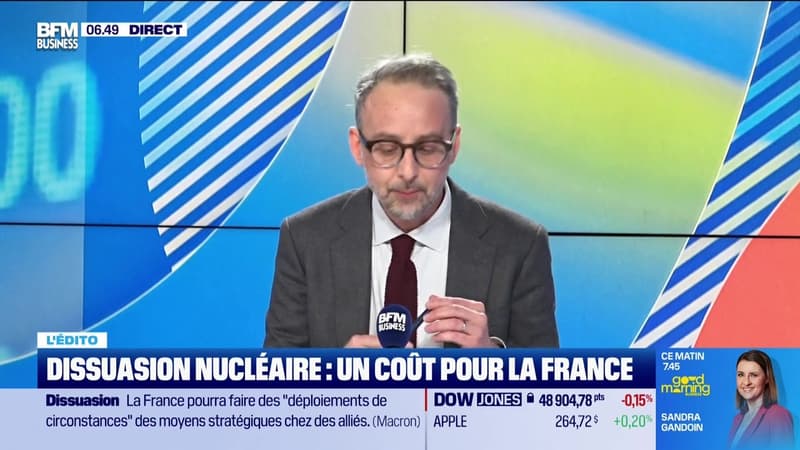L’Edito de Frédéric Bianchi : Dissuasion nucléaire, un coût pour la France - 03/03
