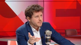 Julien Bayou sur RMC-BFMTV le 9 mai 2023 (ILLUSTRATION)