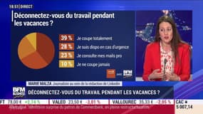 La question Linkedin: Déconnectez-vous du travail pendant les vacances ?