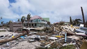 La partie française de l'île de Saint-Martin a été totalement dévastée par l'ouragan Irma (7 septembre) 