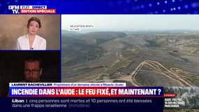 Feu fixé dans l'Aude: les pompiers ont commencé le travail de noyage