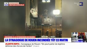 Rouen: des dégâts considérables dans la synagogue, incendiée ce vendredi matin