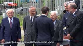 Commémorations du 8-Mai à Lyon: Emmanuel Macron salue Claude Bloch, dernier survivant d'Auschwitz à Lyon