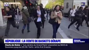 Paris: une vente de baskets dérape et fait des blessés