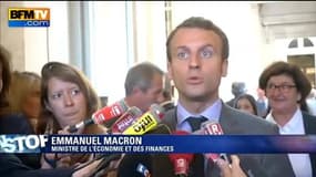 Macron: "Les mesures de la loi doivent s'appliquer rapidement dans la vie des Français"