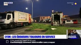 Lyon: les éboueurs toujours en service
