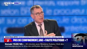 Covid-19: selon le président de la Confédération des syndicats médicaux français, "mi-avril, on ne sera pas dans un retour à la normale"