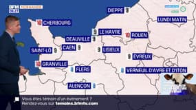 Météo en Normandie: un lundi après-midi pluvieux, jusqu'à 13°C à Cherbourg