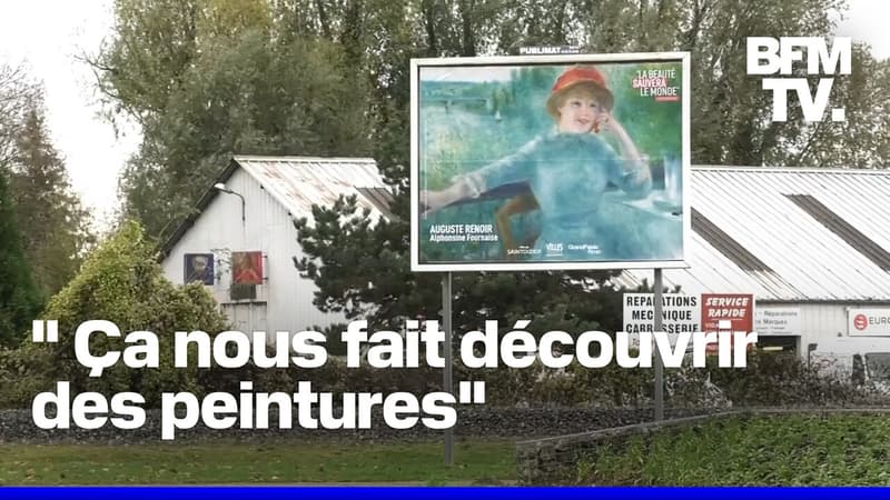 À Saint-Dizier, des œuvres d'art ont remplacé les panneaux publicitaires