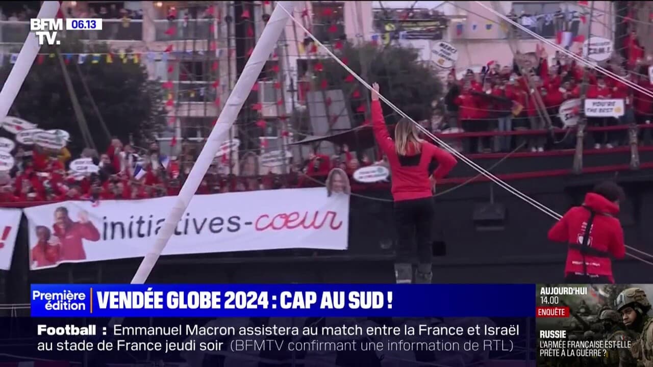 Vendée Globe 2024 top départ du tour du monde en solitaire pour les 40 voiliers