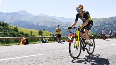 Wout Van Aert lors la 15e étape du Tour de France, le 20 juillet 2025