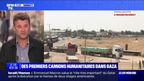 Aide humanitaire à Gaza: "Il faut au moins 100 à 150 camions qui doivent arriver par jour" affirme Jean-François Corty (Médecins du Monde)
