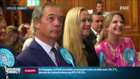 Européennes: le Brexit Party arrive en tête au Royaume-Uni