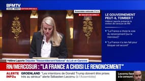 Mercosur: "De la part du gouvernement, la faiblesse n'est pas une excuse mais une faute", déclare Hélène Laporte (RN)