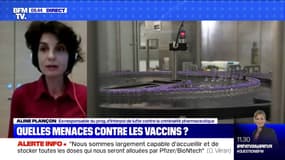 Aline Plançon: le trafic de médicament "est en plein développement"